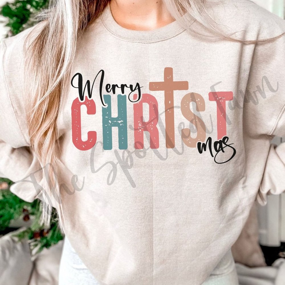 Merry CHRIST-mas Sweatshirt